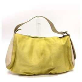 Bulgari Bolso de hombro Bvlgari B.ZERO de cuero amarillo