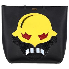 Stella Mc Cartney Borsa Superstellaheroes Canary in ecopelle nera di Stella McCartney