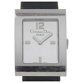 Christian Dior Malice D78 109 Quarz Edelstahl Leder Uhr