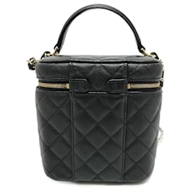 Borsa a mano in pelle caviar trapuntata Chanel