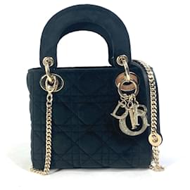Borsa a Spalla Mini Lady Dior Cannage di Christian Dior