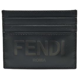 Porta biglietti da visita in pelle Fendi