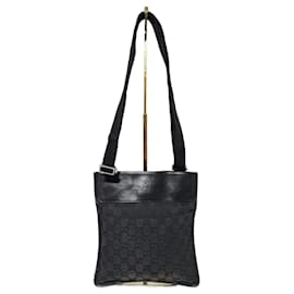 Borsa a tracolla Gucci GG Canvas Nera
