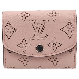 Louis Vuitton Mahina Iris Trifold Geldbörse Rosa Leder