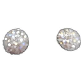 Orecchini in oro bianco e diamanti 2 ct VS G-H - Autre Marque