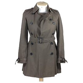 Burberry Trenchcoat Baumwolle Lila