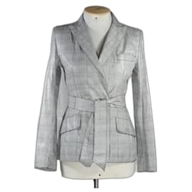 Dolce & Gabbana Jacke aus Lammleder Weiß