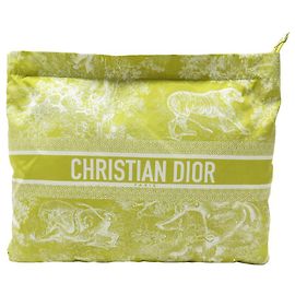 NUOVA POCHETTE CHRISTIAN DIOR CON ZIP DIORTRAVEL DIORIVERA TOILE DE JOUY