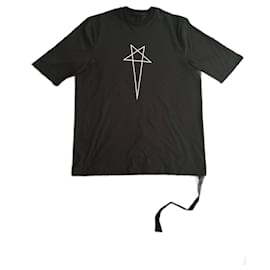 Schwarzes Pentagram T-Shirt von Rick Owens.