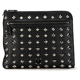 Borsa a tracolla MCM Visetos Glam Studs