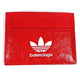 Portafoglio in pelle rossa Balenciaga