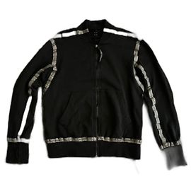 Autre Marque Isaac Sellam Pullover mit doppeltem Reißverschluss und geklebten Nähten aus den frühen 2000er Jahren.