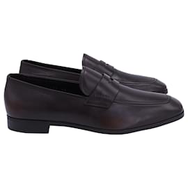 Mocassin Prada en cuir marron