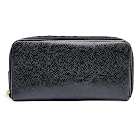 Portafoglio Lungo in Caviar Chanel