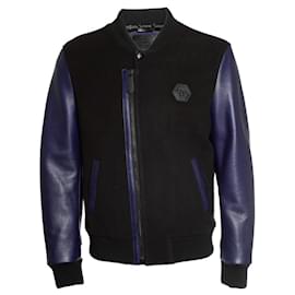 Wollfleece-Bomberjacke Philipp Plein