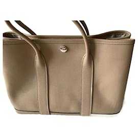 Hermès Garden Party 30 Beige in Pelle Epsom