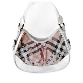 Burberry Hernville Handtasche Weiß Stoff