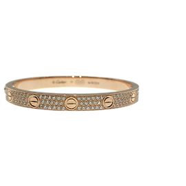 Cartier Pink Gold Bracelet Golden