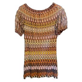 Missoni Multicolored Chevron Short Dress
