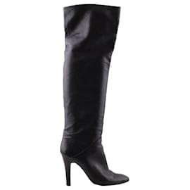 Giuseppe Zanotti Lederstiefel Schwarz Größe 40