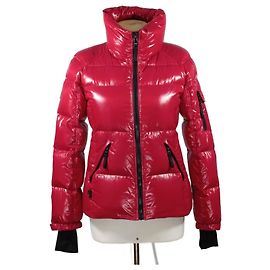 Autre Marque Chaqueta de Plumas SAM Roja de Nylon Talla 38