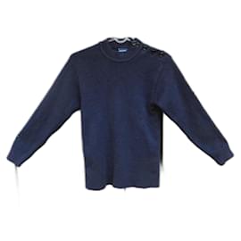 Tricomer Seemannspullover aus Wolle marineblau - Autre Marque