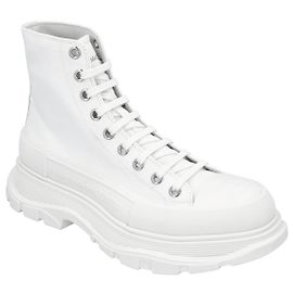Stivale Tread Slick di Alexander McQueen in bianco