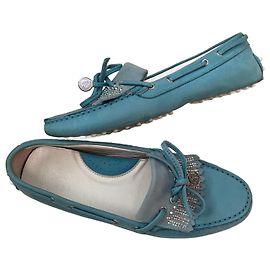 Ballerine Blumarine Miss Blumarine in pelle blu