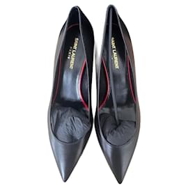 Décolleté Saint Laurent Anja in pelle nera