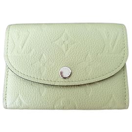 Louis Vuitton Portafoglio Rosalie Monogram Empreinte Pelle Verde