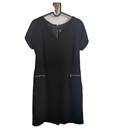 Gerard Darel Schwarzes Viscose Kleid