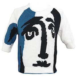 NUEVO RARO PULÓVER JIL SANDER ABSTRACCIÓN CUBISTA PABLO PICASSO WY240128 S 36 SUDADERA