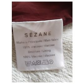 Top SéZane cruzado de manga longa Viscose