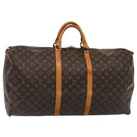 LOUIS VUITTON Monogram Keepall 60 Borsa Boston M41422 LV Auth am6591