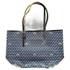 Borsa tote Fauré Le Page Daily Battle 32 Blu Navy in tela
