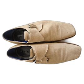 Mocassini Kenzo in pelle di cervo beige