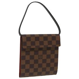 LOUIS VUITTON Custodia CD Damier Ebene LV Auth 85648