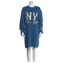 Gucci Wollkleid Blau