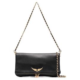 Sac à main Zadig & Voltaire Rock Noir et Or
