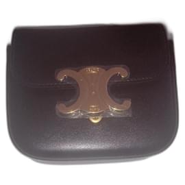 Borsa a mano Céline Mini Claude in pelle nera
