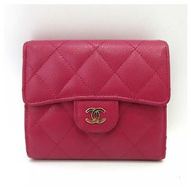 Chanel Classic Small Flap Wallet Caviar Skin