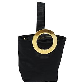 Céline CELINE Nylon Tasche Schwarz Auth 84937