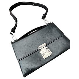 Bolso Louis Vuitton Monogram Mini Glace Anushka MM Negro de Cuero