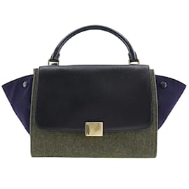 Bolso Celine Trapeze en negro y gris - Céline