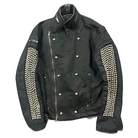 Autre Marque Andrew Mackenzie Early 00s Studded Black Jacket.