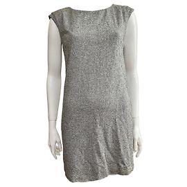Vestido mini de tweed gris Nicole Fahri