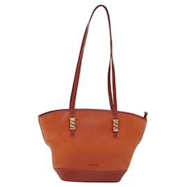 Borsa Tote Loewe in pelle arancione