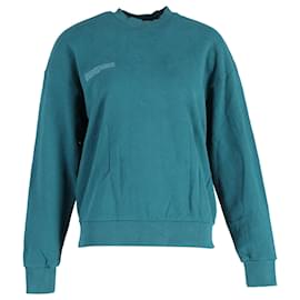 Pangaia 365 Sweatshirt aus blaugrünem Baumwollstoff - Autre Marque