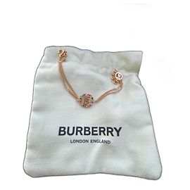 Bracciale Burberry Thomas Burberry Monogramma Cristalli Dorato