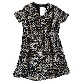 Vestito Ikks in Viscosa Scollo a V Maniche Corte Taglia 40